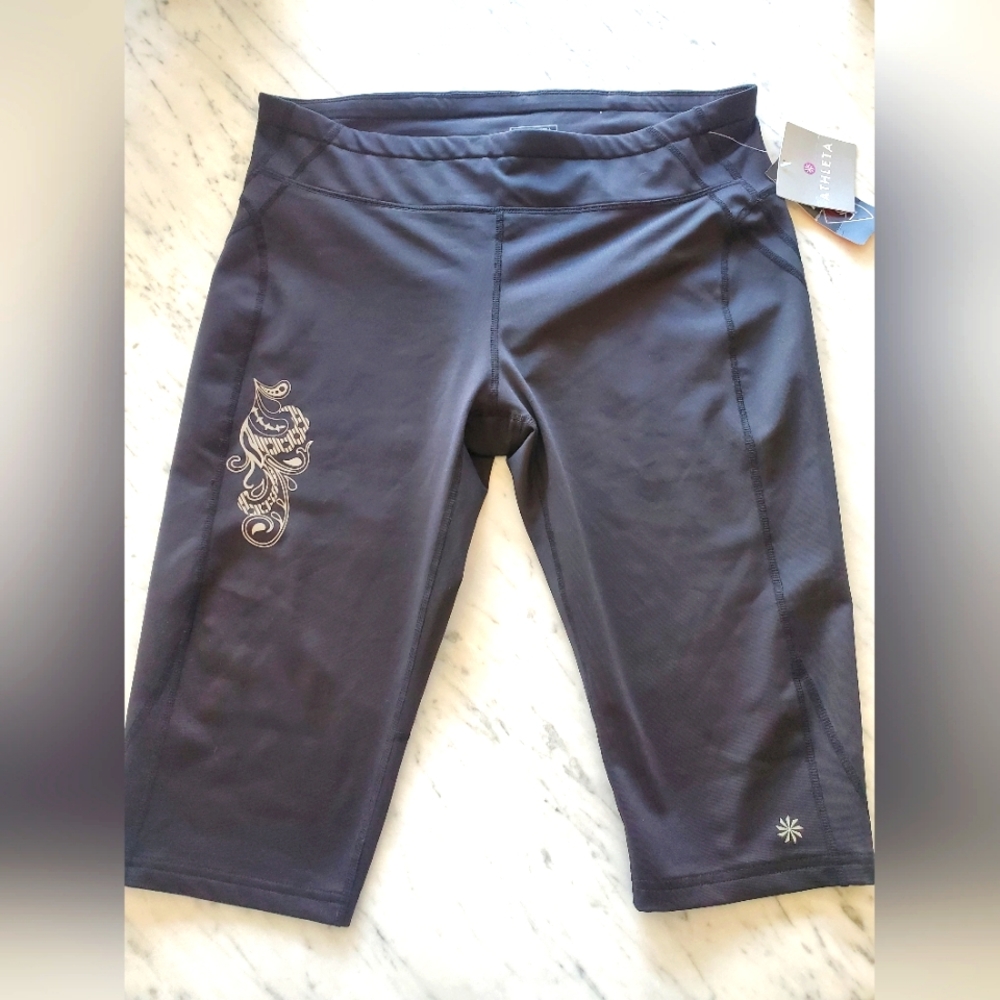 NWT Athleta Black Cropped Legging womens sz 1x